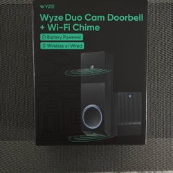 Wyze Duo Cam Doorbell And WiFi Chime 