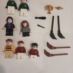 Lego Harry Potter minifig minifigure lot Hermione Severus Snape Cedric Diggory Quidditch snitch