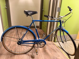 1985 Schwinn Collegiate 3 Cruiser Cafe Bike 