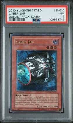 YU-GI-OH! - PSA 7 Cyber Jar (DPKB-EN010) - Duelist Pack: Kaiba - 1st Edition - Ultimate Rare