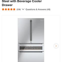 Bosch 800 Series French Door Refrigerator w/wine Drawer