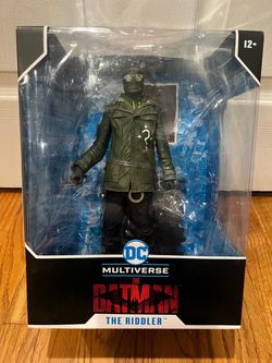 Brand New DC multiverse The Batman Riddler Figure (cracked box)