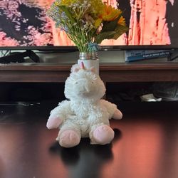 Gray Unicorn Plush Toy