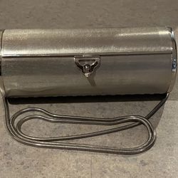 Rare Vintage Saks Fifth Avenue Silver Cigarette Purse Case – Made in Italy