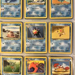 108 Vintage Pokémon Cards Lightly Played Lot #4