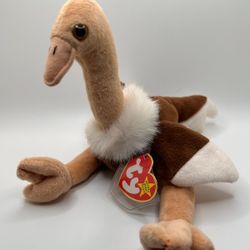 *RARE* TY Beanie Baby "Stretch" 1997 with RARE TAG ERRORS PVC PELLETS