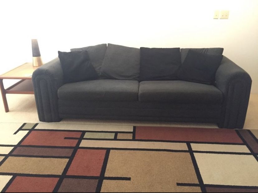 Sofa $100 and/or Rug $60