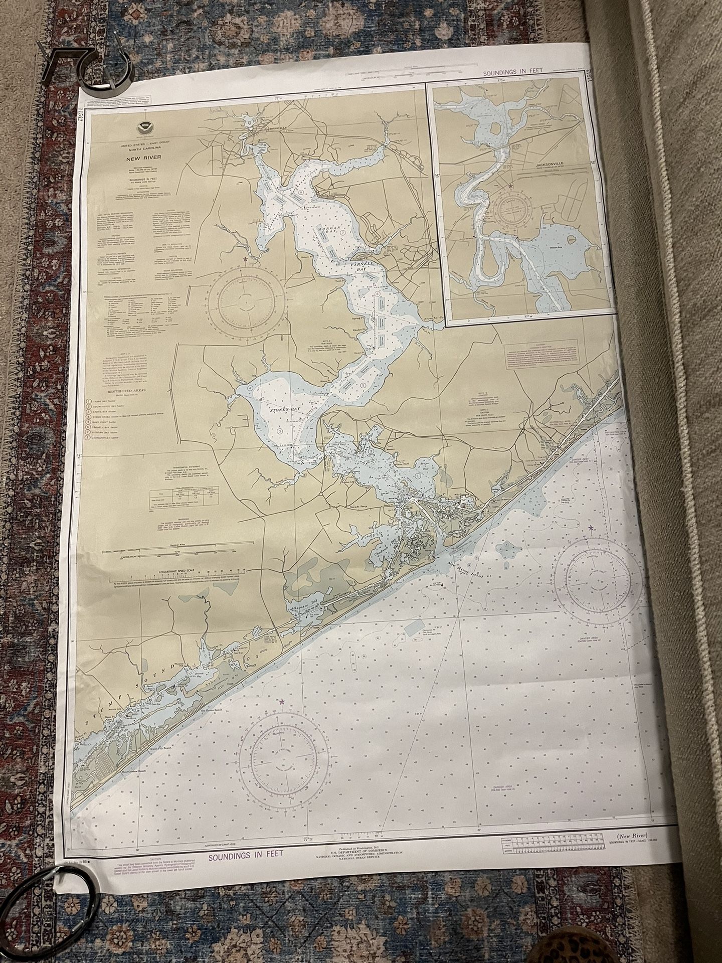 New River North Carolina Map