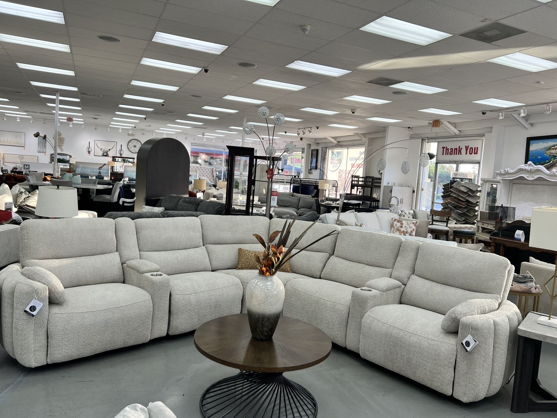 7PC MODULAR SECTIONAL SET POWER RECLINING W ADJUSTABLE HEADREST!! BOTH COLORS AVAILABLE!!!