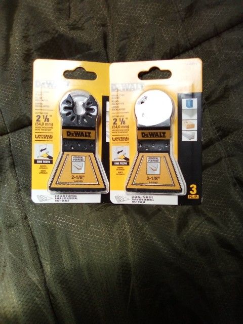 DeWalt 3 Sides Blades Retails For $42 At Lowe's Selling Both Packs For $40 That's Half Off All New