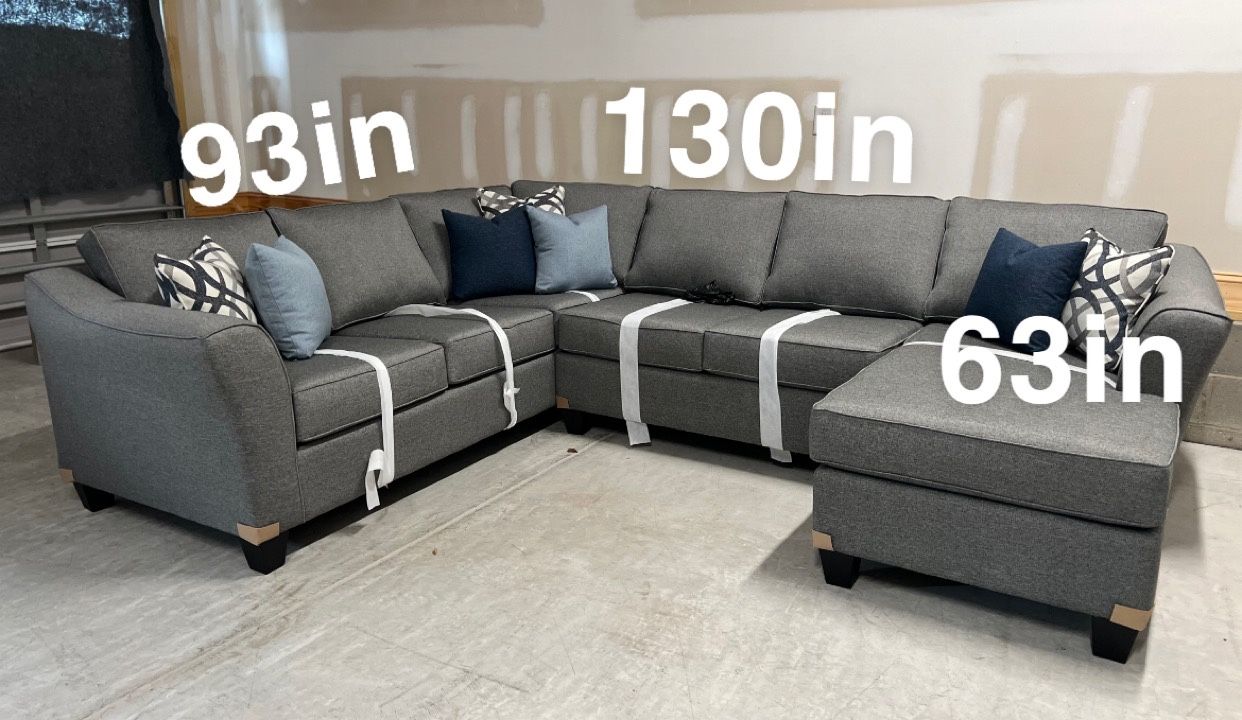 Charcoal Gray Sectional