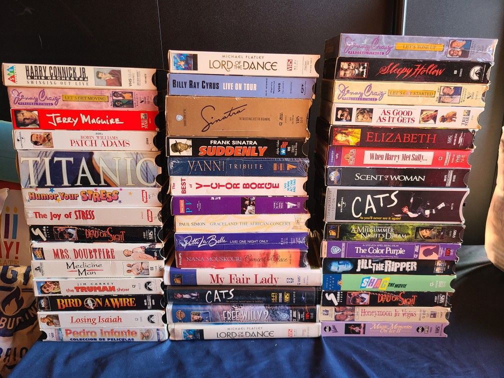 42 VHS Movies