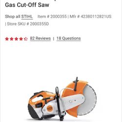 STIHL TS420 Quick Cut Saw
