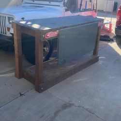 Workbench with table