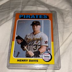 Topps Heritage Henry Davis Rookie Baseball Card 
