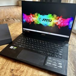15” MSI Stealth High End Gaming laptop 240Hertz Display