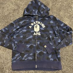 authentic bathing ape full zip