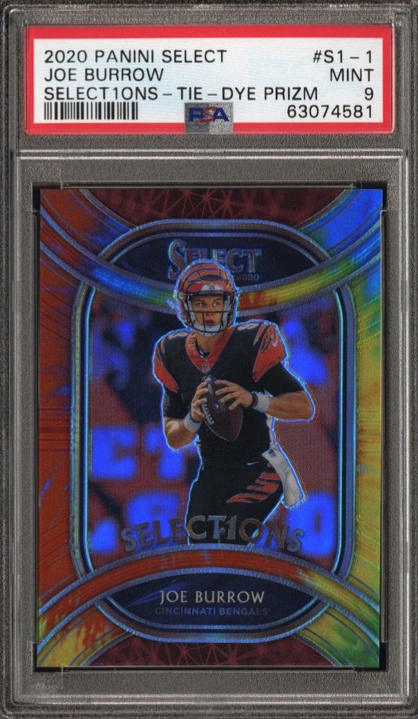 Joe Burrow Rookie Selections Tie Dye /25