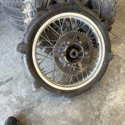 Rear wheel for an older Honda dirtbike