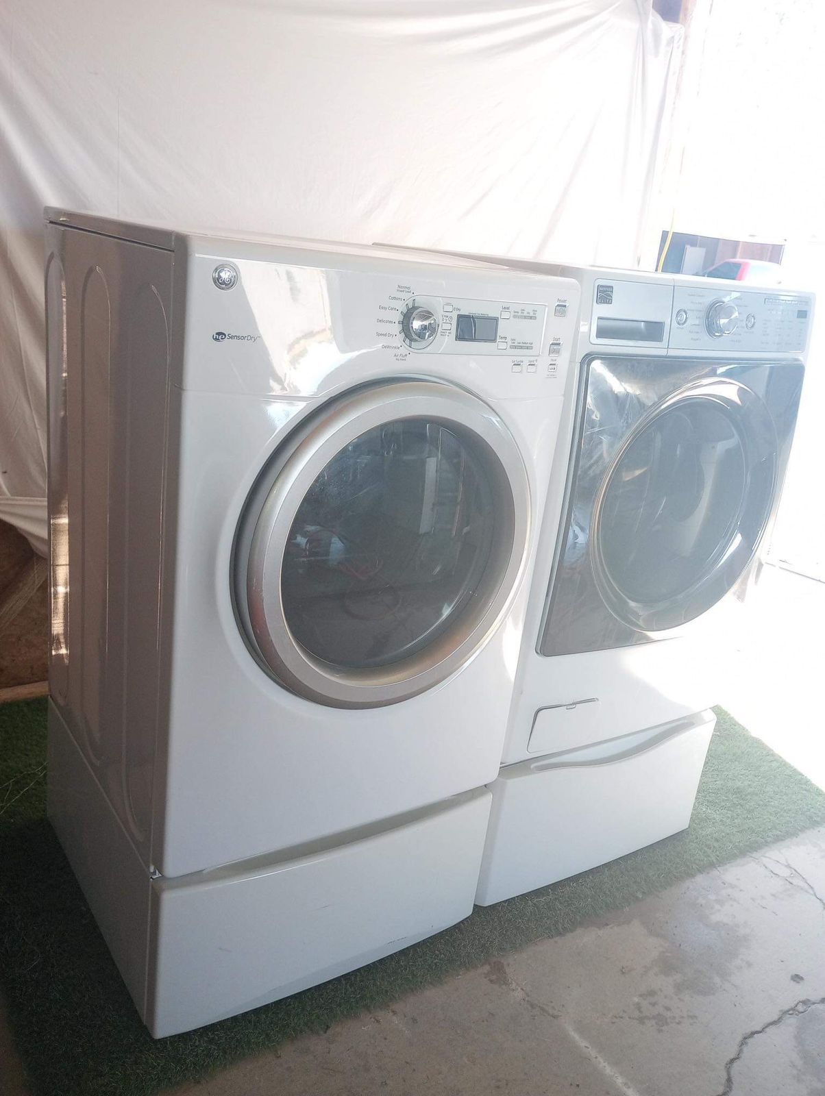 Beautiful GE Washer And Kenmore Gas Dryer (1 Year Warranty)