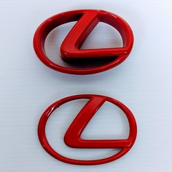 99 Lexus RX300 Red Front Hood Grill Rear Badge Emblem Letter Trunk Part 1(contact info removed) 2002 2003