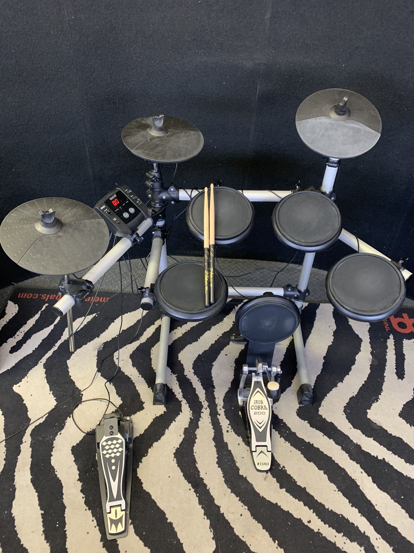 Simmons sd5x electronic drum set