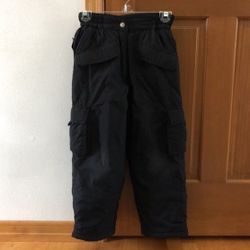 Children’s black snow pants - Size S 7/8