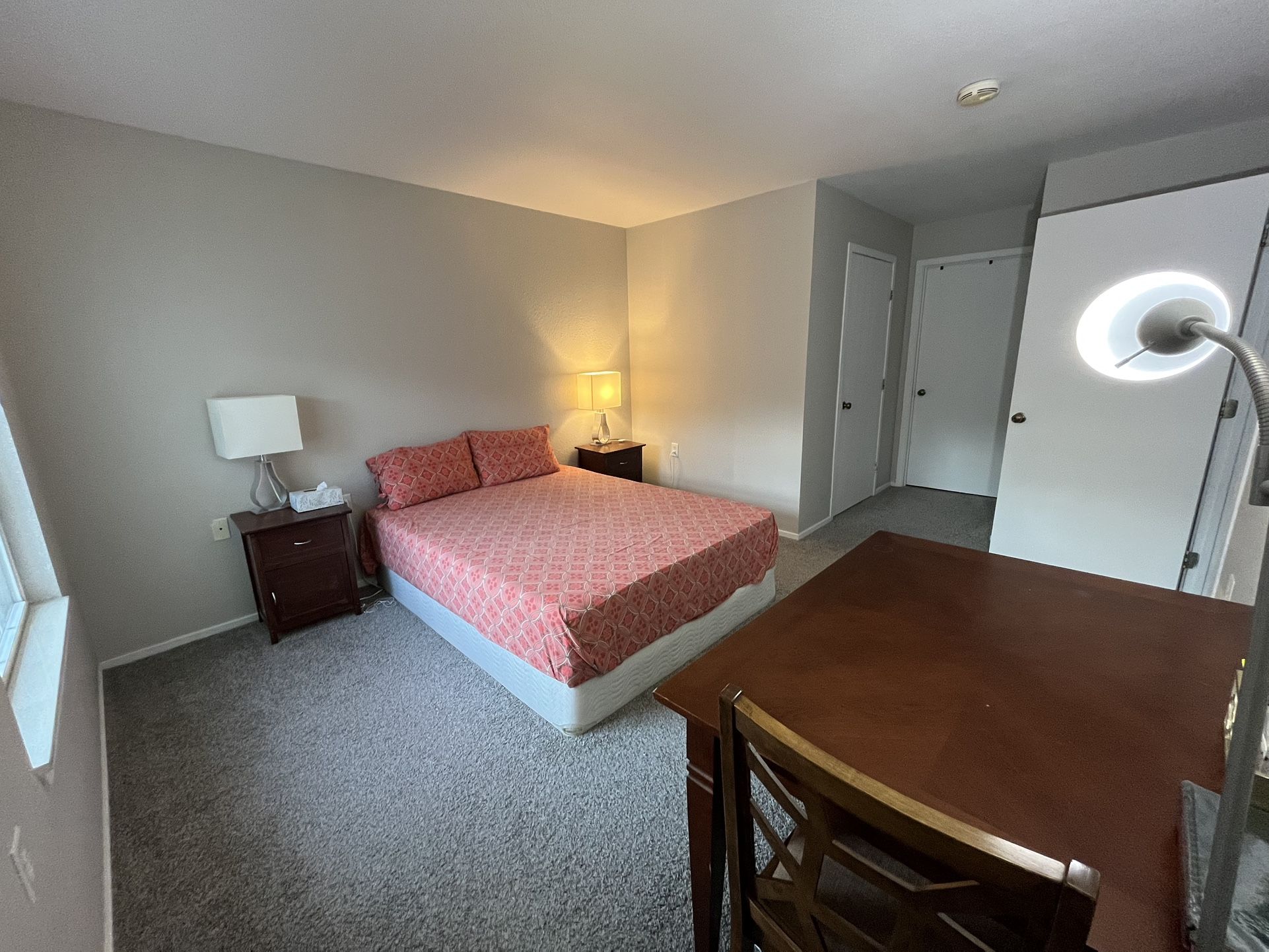 Bedroom- Mattress, Box Spring, Side Tables 2and Lamps