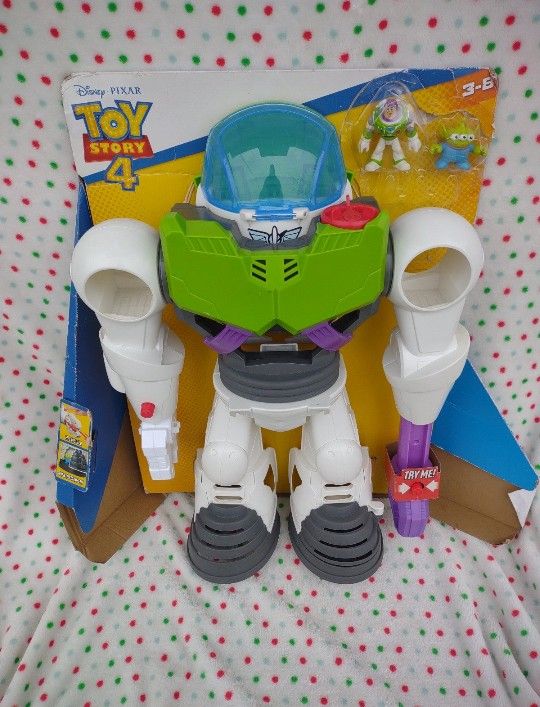 Mattel Imaginext Disney Pixar Toy Story 4 Buzz Lightyear Robot