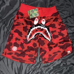 Red Bape Shorts 