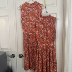 2 midi Twinning Orange Floral Dresses