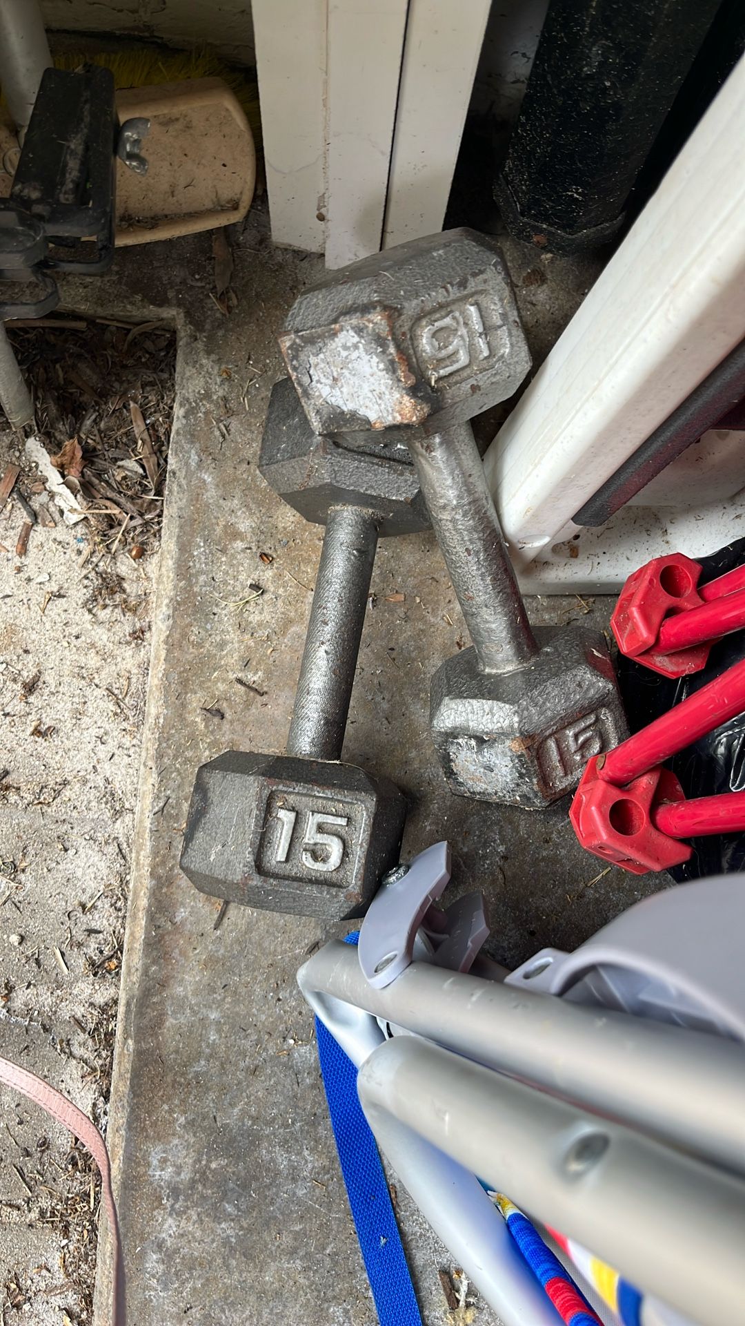 Steel 15 Lb Weights