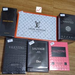 Back To School Prices! Long lasting colognes incl. Louis Vuitton, Valentino, Christian Dior, & more