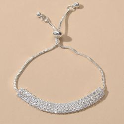 ✔️Adjustable Rhinestone Bracelet