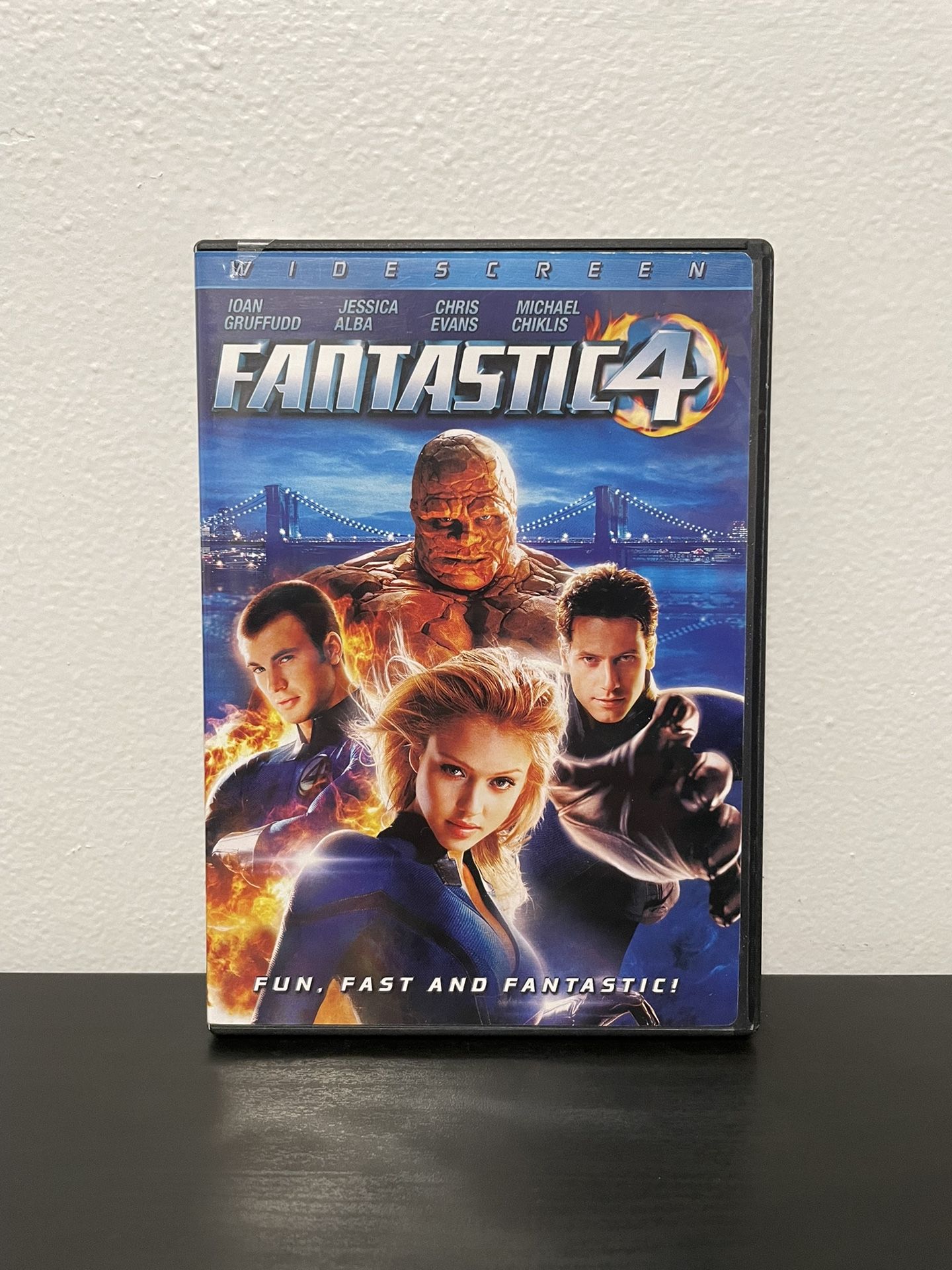 Fantastic 4 DVD Movie Marvel Widescreen Chris Evans Jessica Alba Four 2005