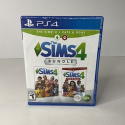 The Sims 4 Bundle (The Sims 4 + Cats & Dogs) PS4 Video Game PlayStation 4 