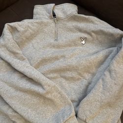 Playboy Bunny Logo Pullover Sweatshirt – Women’s L