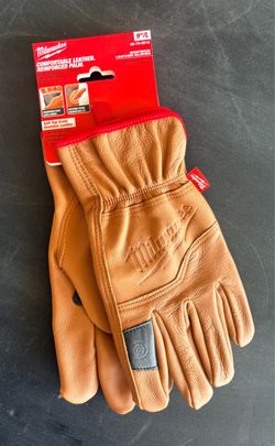 Milwaukee Goatskin Leather Work Gloves Large
