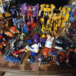 Large Transformers Toy Lot 