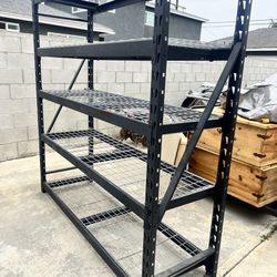 Metal Storage shelves adjustable