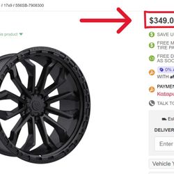 TIS 556SB 17X9 WHEELS