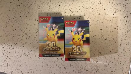 Pokemon 30th celebration booster bundles