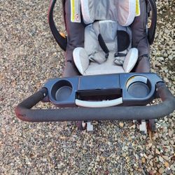 Chico Infant Car Seat & Stroller (Car Seat Base Included)
