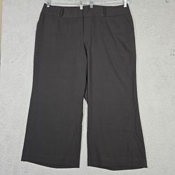 Lane Bryant Dress Pants Womens Petite Size 24 Black Casual light with packets