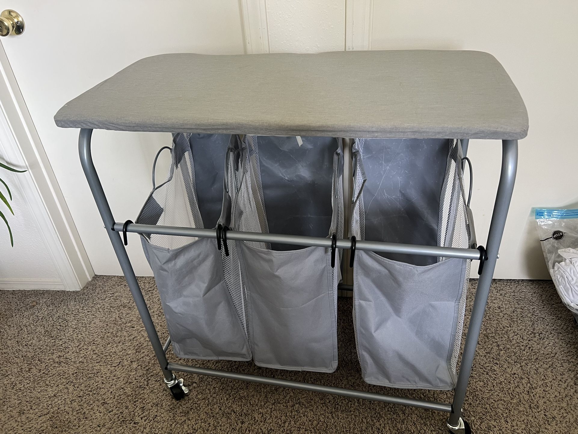 3 Bin Laundry Hamper Opening Top