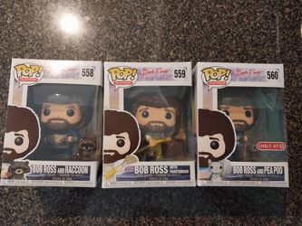 Bob Ross Funko Pop Lot