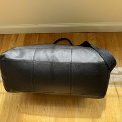 Cole haan leather weekender bag hot sale