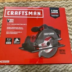 Brand New CRAFTSMAN V20 Circular Saw – Tool Only