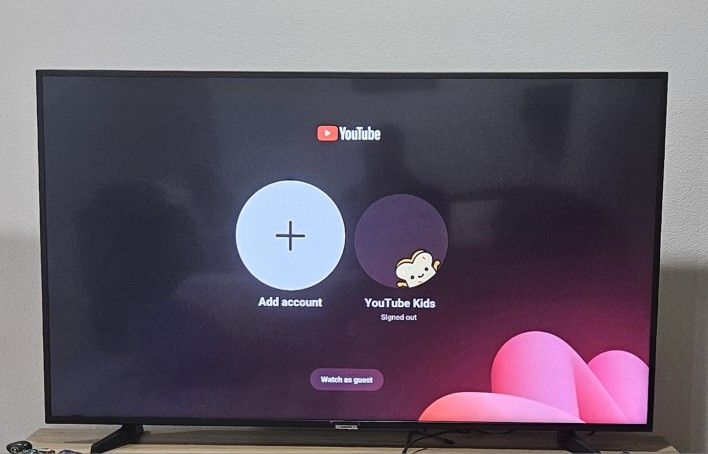 Samsung 55" TV with Remote