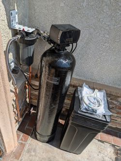 new  Premium water softener with warranty and install